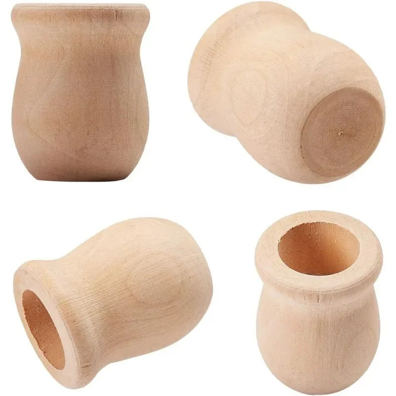 Candle Holder Supplies - Vase à fleurs en bois vierge