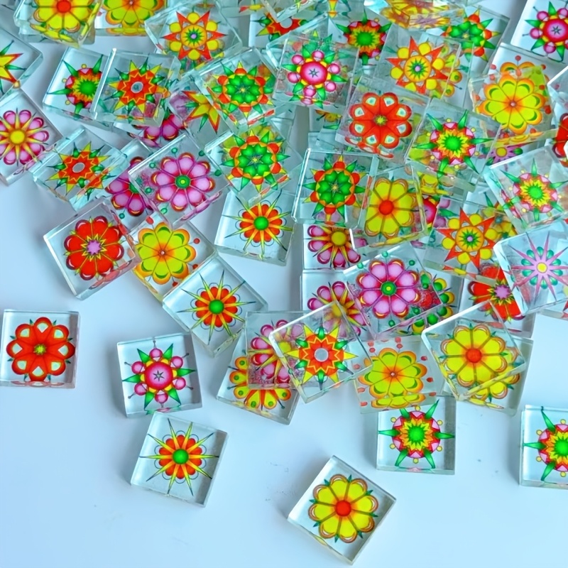 Candle Holder Supplies - 100/200 grammes de matériau mosaïque transparent,