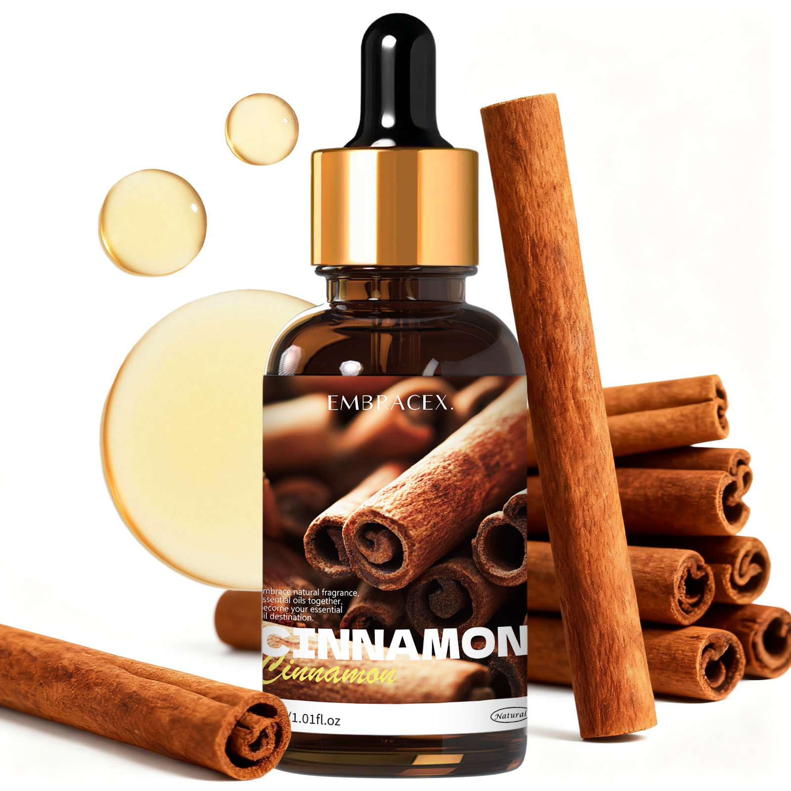 Candle Making Supplies Fragrance Oils - Huile essentielle de cannelle 30 ml,