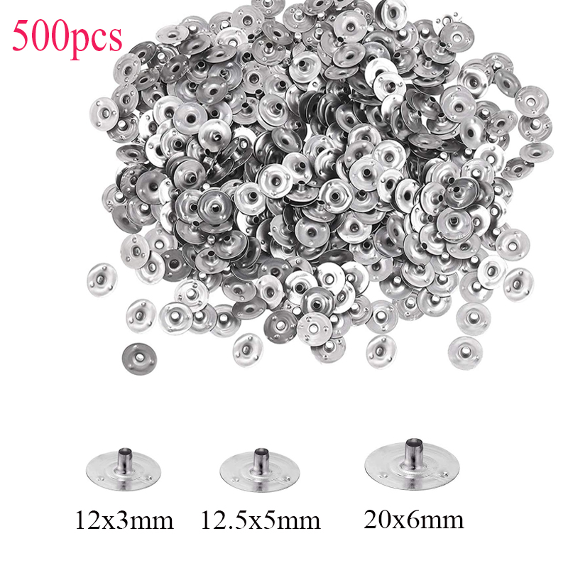 Candle Holder Supplies - 500 pièces bougie mèche métal sustentateur
