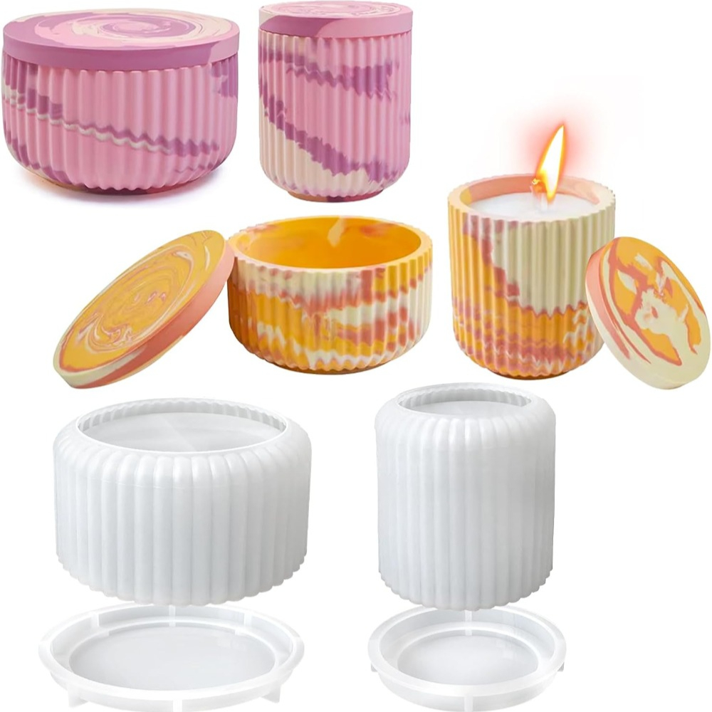 Candle Vessel Supplies - Moule en Silicone pour pot de
