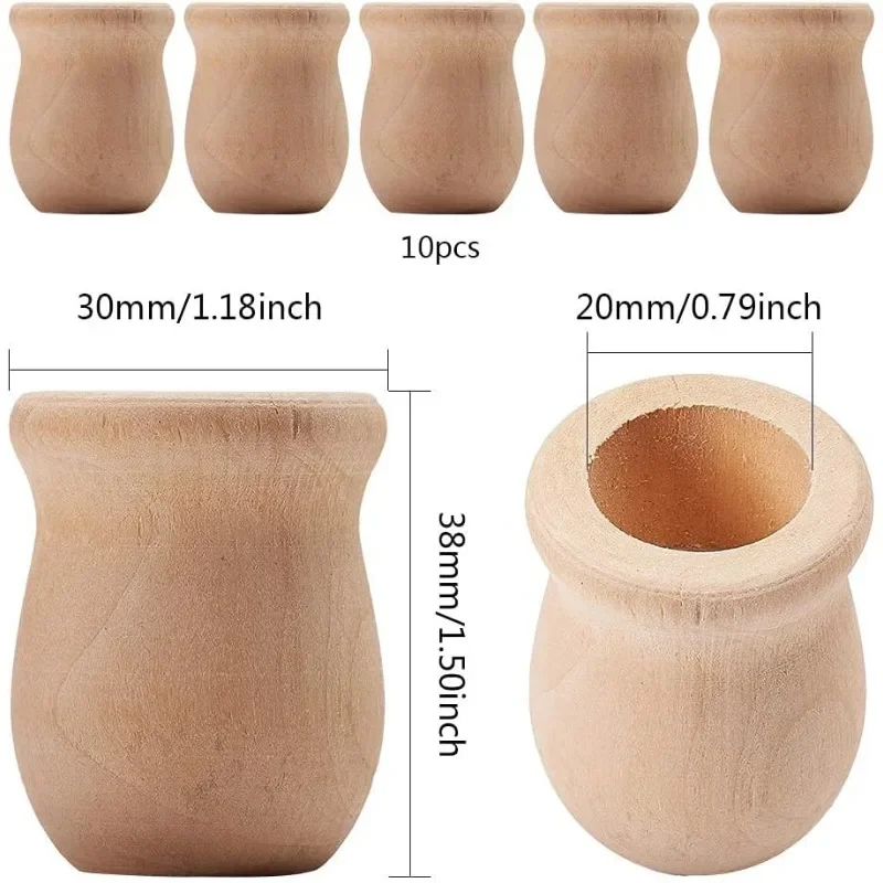 Vase à fleurs en bois vierge i - Candle Holder Supplies avis et prix