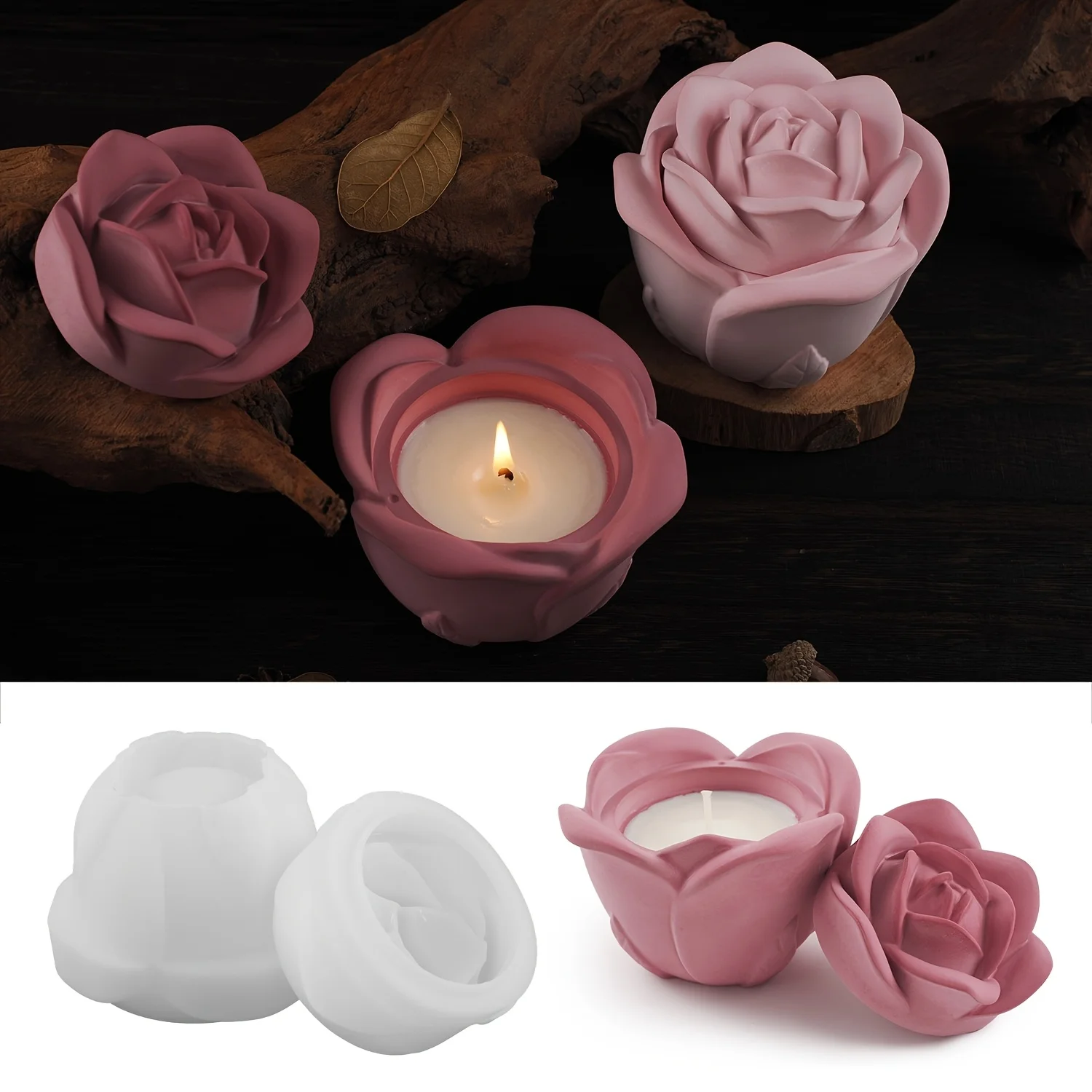 Ensemble de 2 moules en Silico - Candle Holder Supplies avis et prix